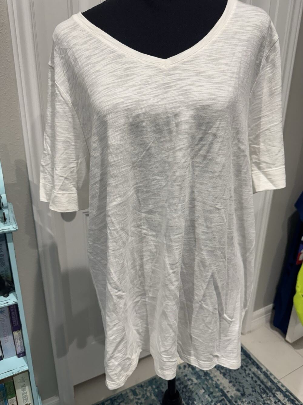 New Chico’s Ultimate Tee Chic White Top Sz 2